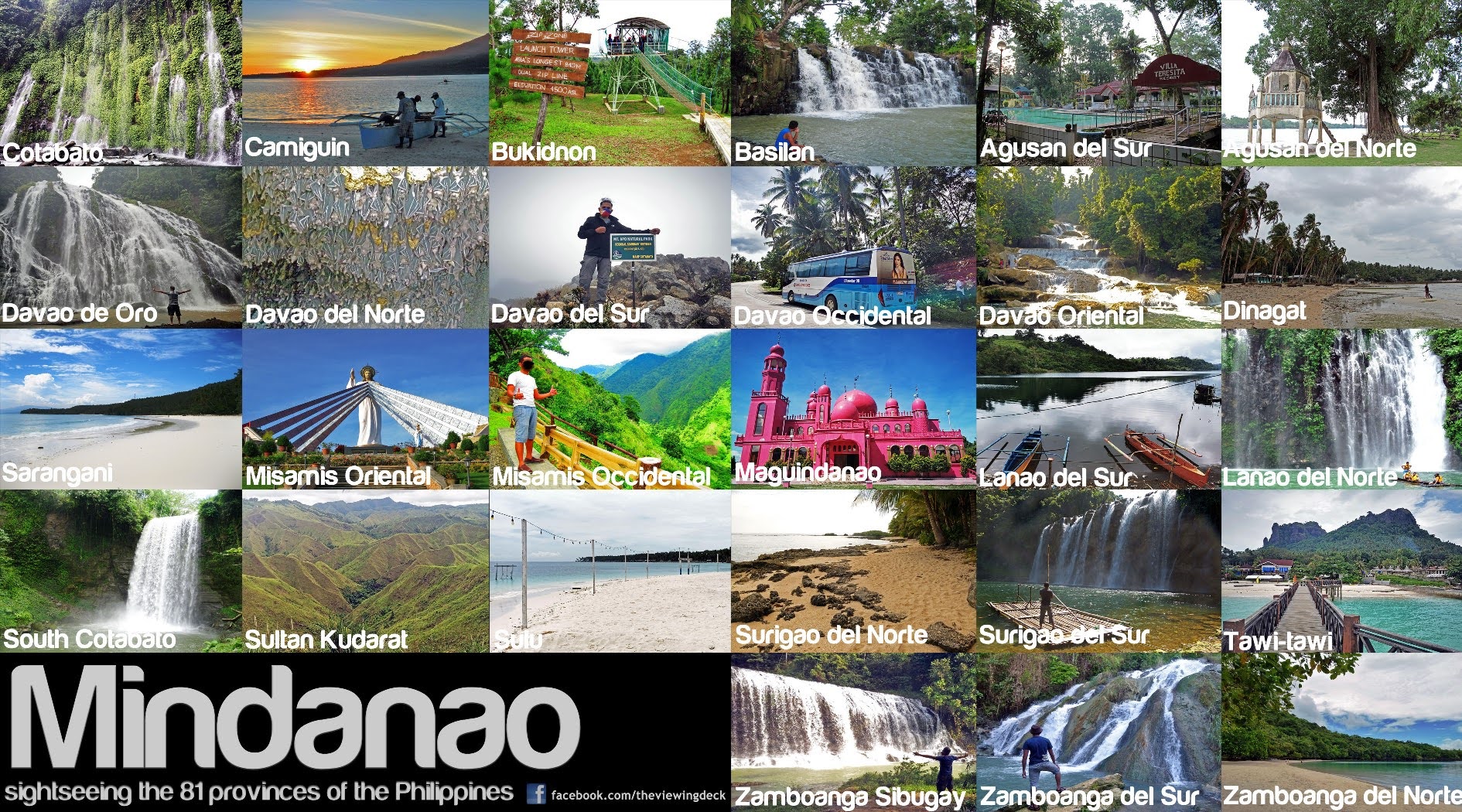 mindanao tourist spots with names and description